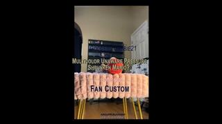 Goddess Gabbie21 My Pressure (lets try a softer seat Mario) Multi-color yoga pants (Fan Custom)