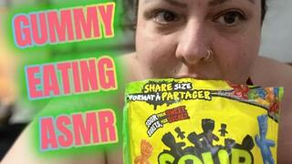 Goddess Malory's Seductive ASMR Gummy Feast: Watch My Perfect Teeth Get Sticky and Wild (No Makeup Natural Goddess)