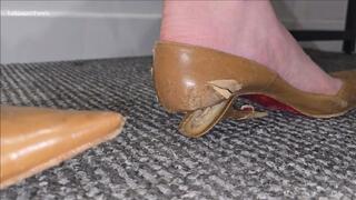 Kat Completely Destroys 2 Pairs of Designer Heels Part 2