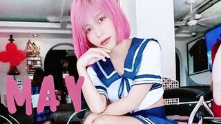 MINI MAY - Tiny Thai Girl Tossed Around and Creampied