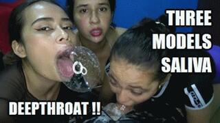3 MODELS DEEP THROAT SPIT FETISH 250525HB SARAI + JUDY + VIOLET THROATFUCKING THREE THRILLING THROATS SALIVA SLOPPY DEEPTHROAT SARAI PART (FULL HD MP4 VERSION)