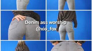 Worship my ass in Denim