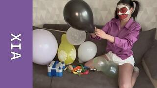 Clown Queen Balloon Tease