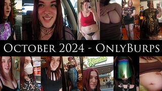 October 2024 - OnlyBurps Compilation - Halloween Costume Dressup and Belching Daily Videos Including Belly Tits BBW Ass Teasing