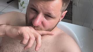 Sneezing in the bathtub