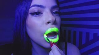 Lipstick neon