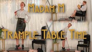 Trample Table Time: punishingly brutal high heel and cropping CBT discipline