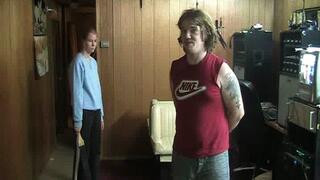 John sweet tooth strapping over car seat