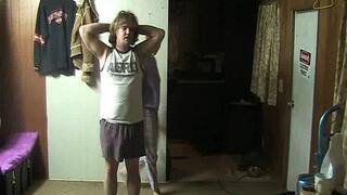 John RD setting bad example spoon standing