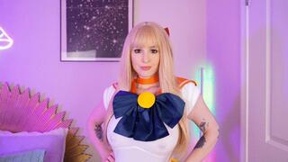 Slurped Up by Sailor Venus - Cosplay Vore Belly Expansion