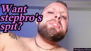 Wolfgang White - Your straight stepbrother covers you in SPIT (POV Roleplay, ASMR, SPIT KINK)