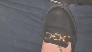 Loafers ballbusting and trampling