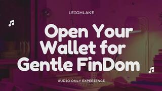 Open Your Wallet for Gentle FinDom - Audio Only with LeighLake