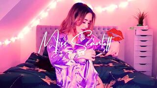 Scarlett's DOUBLE satin blouse rip! (destruction)