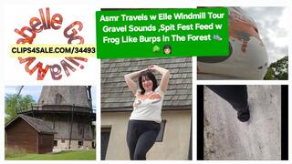 ASMR FOREST Windmill Gravel Road Spit Fest Feed Plus Leg Workout so SATISFYING