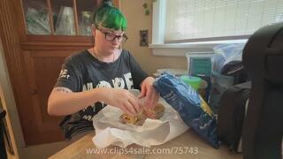 Eating A Quick Lunch With Charlotte Webb