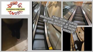 ASMR GOING PLACES Taking The ESCALATOR UP Then DOWN