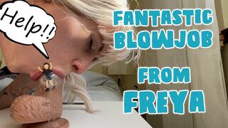 Tiny Punished With Slippy Blowjob