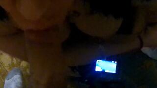 Part One of Blowjob Vid: Tease and Tempt (color - poorer quality than black and white)