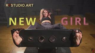 Venera - First Time Foot Tickling in Stocks (FULL HD MP4)