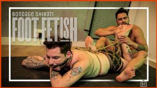Hex tricks Tonny into shibari than worship his trapped feet (720p ENG-sub) Rope Bondage - Gay Bondage - Male Feet - Gay Foot Fetish - Bondage Male - Gay Foot Worship