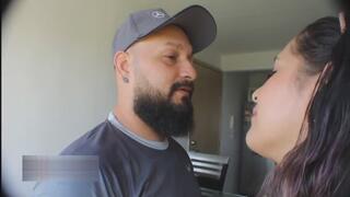 Fucking my slutty mother-in-law while her daughter left me home alone - Spanish porn