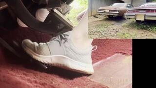 Sneaker fun in the old ford today!