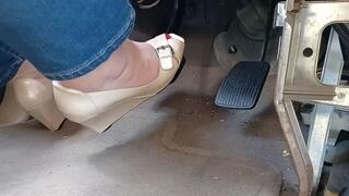 White 5inch peep to drive