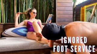 Silent Worship: Cleaning, Licking & Gagging While I Read