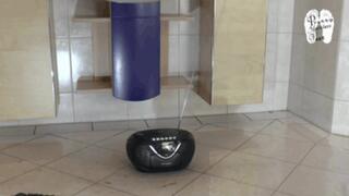 Nice Radio under hard wooden Clog