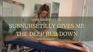 SubNurseTilly Gives me the deep Rub down - Second Angle
