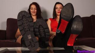 Sexy Women Boot Removal - Shoe Fetish - HD MP4