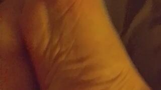 Midnight feet all tired and dry