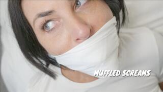 Intruder gags and hogties Sarah