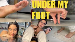 UNDER MY FOOT part one- 4K Giantess Gabriela
