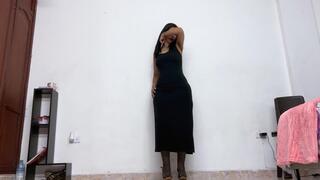 Body Stocking Strip tease Ride Dildo Cowgirl