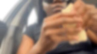 Stuffing my Face with Fast Food in my Car