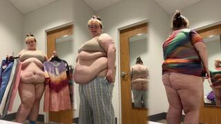 SSBBW in the fitting room