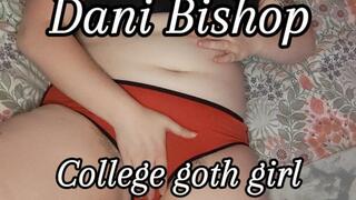 Goth college girl begs for creampie