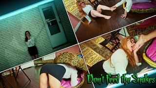 King Kaa Presents: Don't Feed the Snakes - Jacquelyn Velvets and Kobe Lee Snake Vore and Foot Worship 1080 mp4
