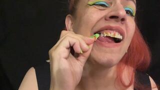 Giantess Uses Tiny Lady as Toothpick, Bush Trimmer, Burp and Fart Filter Slave -pt 2 Custom- 5 25