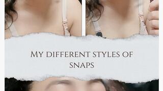 My Different Styles of Snaps Audible