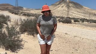 Naughty public road Pee