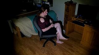 Belted for owing money