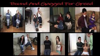 'Bound And Gagged For Greed!' - SEVEN Full Scenes