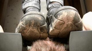 Floor-face is under dirty Swear shoes (part 1 of 2), flo092x 1080p