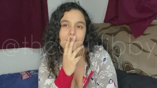 Whispers of smoke and looks between the shadows - SMOKING FETISH