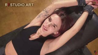 Venera - First Time Upper Body Tickling in Stocks (UHD 4K MP4)