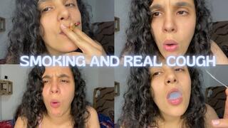 Real Deep Smoking & Harsh Coughing – Up Close & Personal!