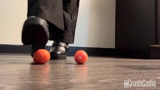 Tomato Crush Under My Black Boots– Messy POV Boot Domination